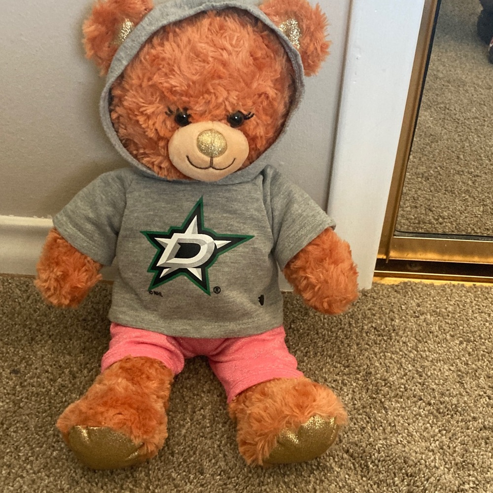 Build-A-Bear Brown Stuffed Bear with outfit